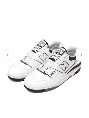Malbon Golf New Balance 550 Golf Shoe White and Black